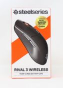 A boxed as new SteelSeries Rival 3 Wireless Gaming Mouse (Box sealed).
