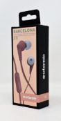Ten boxed as new Urbanista Barcelona In-Ear Headphones in Rose Gold (Boxes sealed).