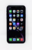 A pre-owned Apple iPhone XR (Global/A2105) 64GB in Black (iCloud account clear) (IMEI: