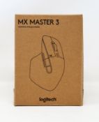 A boxed as new Logitech MX Master 3 Wireless Mouse (P/N: 910-005710) (Box sealed).