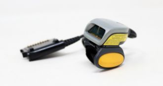 Five pre-owned Honeywell 8610 1D Laser Ring Barcode Scanners (P/N: 8610A902SRSLASER).