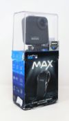 A pre-owned GoPro Max Waterproof 360 Digital Action Camera (Battery, accessories and original
