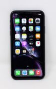 A pre-owned Apple iPhone XR (Global/A2105) 128GB in Black (iCloud account clear) (IMEI: