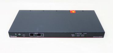 A boxed as new Extron DTP2 R 212 4K/60 HDMI DTP2 Receiver and Switcher with Audio De-Embedding (P/N: