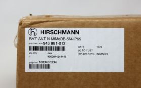 A boxed as new Hirschmann BAT-ANT-N-MiMoDB-5N-IP65 Omni-Directional Antenna (P/N: 943 981-012) (