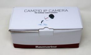 A pre-owned Raymarine CAM210 Day & Night IP Marine Bullet Camera (Boxed).