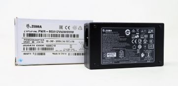 Two boxed as new Zebra PWR-BGA12V50W0WW Power Supplies.