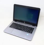 A pre-owned HP EliteBook 840 G3 laptop with Intel Core i7-6600U CPU, 8GB RAM and 180GB SSD in silver