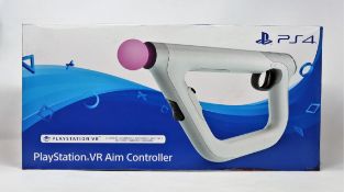 A boxed as new Sony PlayStation VR Aim Controller (Box sealed).