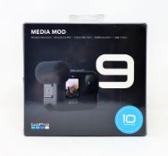 A boxed as new GoPro Media Mod for HERO9/HERO10 (Box sealed).