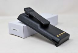 Six boxed as new Radiotronics 7.5V 1450mAh Batteries For Motorola GP300 Two Way Radios (P/N:
