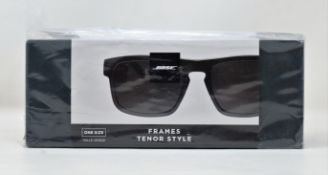 A boxed as new pair of Bose Frames Tenor Bluetooth Audio Sunglasses in Black (Box sealed).