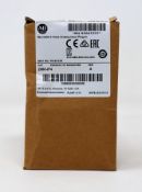 A boxed as new Allen-Bradley Micro800 4 Point Analog Input Plug-In (CAT: 2080-IF4 A) (Box sealed).