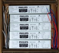 A box of ten as new Philips LED Power Drivers 80w 24v 120v-240v (Box opened).