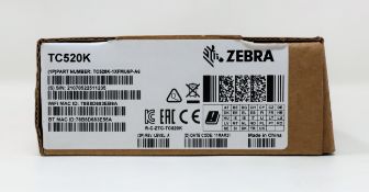 A boxed as new Zebra TC52x Android Handheld Computer Barcode Scanner (P/N: TC520K-1XFMU6P-A6) (