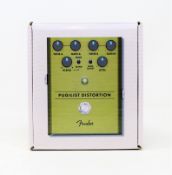 A pre-owned Fender Pugilist Distortion Pedal (Serial: CHNA18000441) (Boxed).