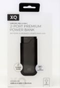 Twenty boxed as new XQISIT 5000 mAh Dual Output Power Banks (Boxes sealed).