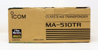 A boxed as new Icom MA-510TR Class B AIS Transponder (Box opened, some cosmetic damage to box).