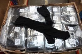 A large quantity of Rimba 15 denier black stockings (Approximately 60 packs, 10 pairs per pack).