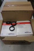 A quantity of boxed as new JMP fork oil seal kits with dust seals 7350183 (Approximately 45).