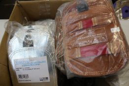 A box of Weldas PFR Rayon welding reflective hand shields (Approximately 100 items).
