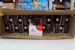 A quantity of as new Brightside 2-in-1 front and back LED helmet lights (Approximately 40).