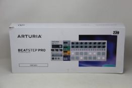 An Arturia BeatStep Pro - controller and sequencer.