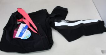 A pair of women's as new Santini Guard Nimbus cycling bib tights (XL - RRP £160).