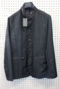 A men's as new John Varvatos jacket in black (Size 50 - RRP £1048).