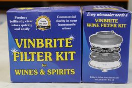 Eleven as new Vinbrite filter kits for wine and spirits.