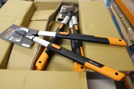 Seven as new Fiskars L86 SmartFit telescopic loppers.