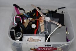 A quantity of pre-owned fashion watches.