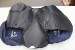 An as new Prestige X-Meredith Jumping Saddle (D Nero 17 35 A00 M IMB BD 1.2 V PC).