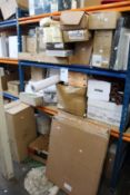 A large quantity of miscellaneous stationery, office supplies and other related items.