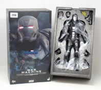 A boxed as new Marvel Avengers die cast 1/6 scale Aar Machine Master Piece Series Age of Ultron
