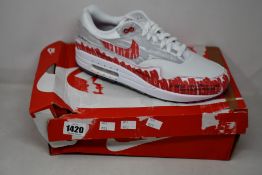A pair of as new Nike Air Max 1 Sketch To Shelf (UK 10).