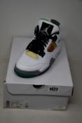 A pair of women's as new Nike Air Jordan 4 Retro (UK 5).