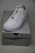 A pair of as new Nike Air Force 1 '07 (UK 9.5).