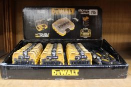 Twenty one as new DeWalt DT70556T-QZ PZ2 25mm Extreme Torsion Bit Sets Tic Tac.