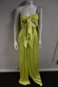 A pair of as new The Doll's House Natasha trousers in lime with tie top (No size).