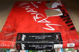 A Sabian Unbound HHX limited edition legacy cymbal set (Some damage to box).