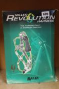 A boxed Miller XL Dualtech Revolution Harness by Honeywell.