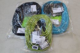 Ten as new Aramid Cord Sling 6mm 6ocm PU10 Oasis (138), ten as new Aramid Cord Sling 6mm 90cm PU10