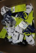 A quantity of as new Asics sports socks; Made For Sport Cushion Ped (Single pairs - approximately