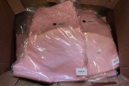 Sixteen pairs of men's as new Reef Knot salmon pink organic cotton shorts (Sizes 32, 34 - RRP £38