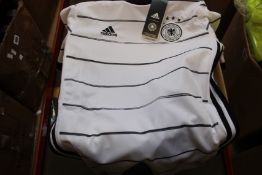 Ten children's/youths as new Adidas German football shirts (Assorted sizes - RRP €40 each).