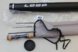An as new Cross SX Loop 5100-4 fly rod.