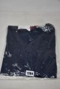 Three men's as new Derek Rose London long sleeve T-shirts (White, navy M, black XL - RRP £100