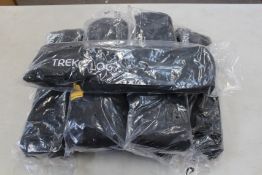 Seven as new Trekology Trek2 collapsible poles lightweight aluminium foam grip walking sticks.