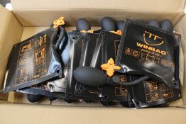 Twenty as new Winbag Connect inflatable air wedges (1000lb/450kg).